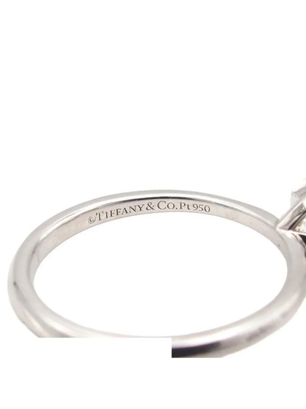 Tiffany & Co True Engagement Ring Platinum Diamond